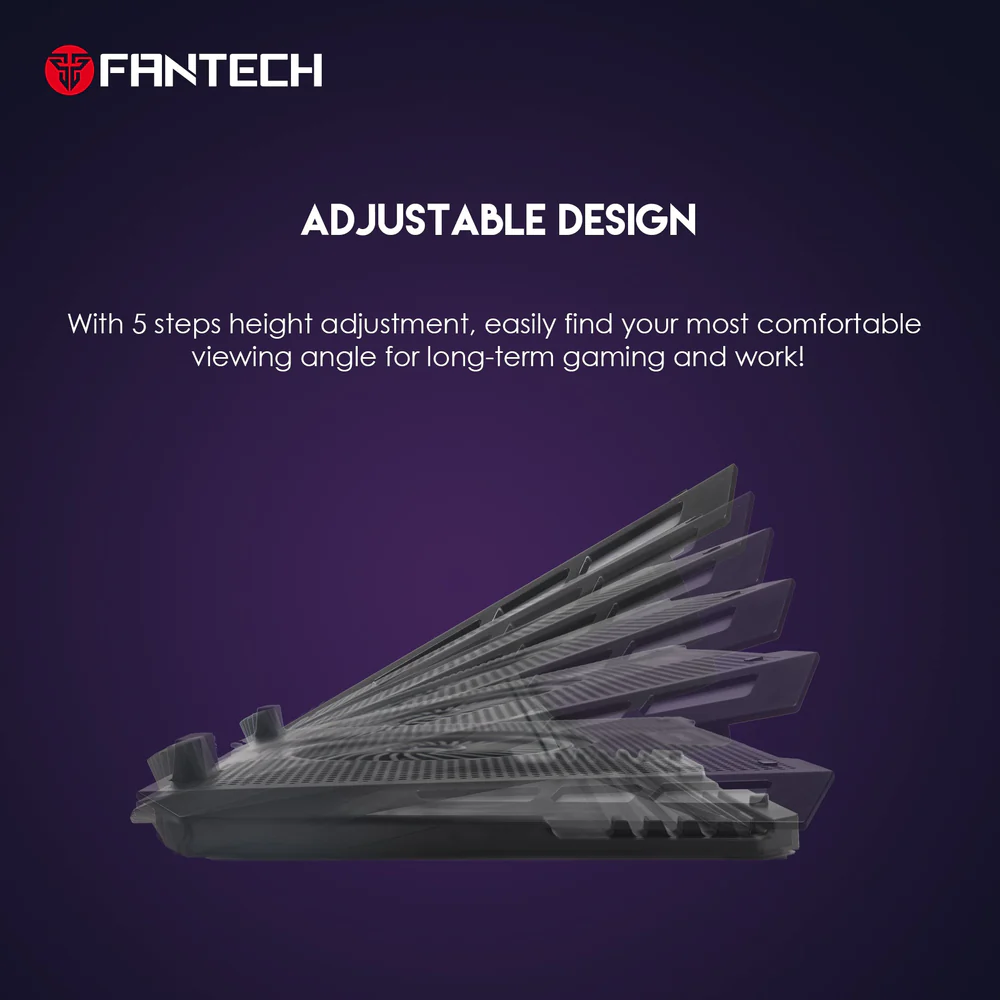 Fantech NC20 RGB Laptop Stand Cooling Pad Fantech NC20 RGB Laptop Stand Cooling Pad